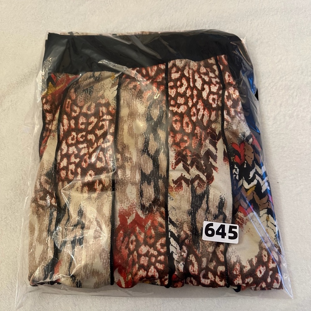 Perceptions Multicolor Patterned Maxi Dress - image 6